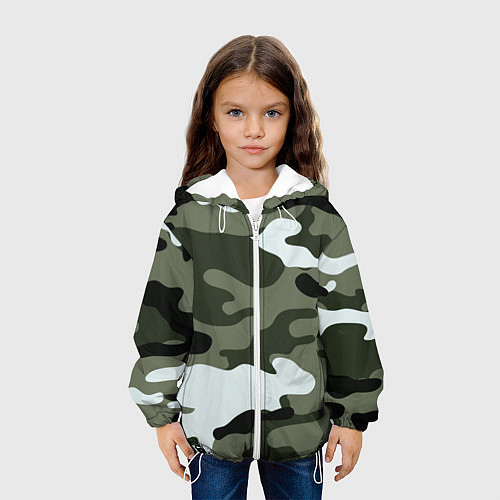 Детская куртка Camouflage 2 / 3D-Белый – фото 3