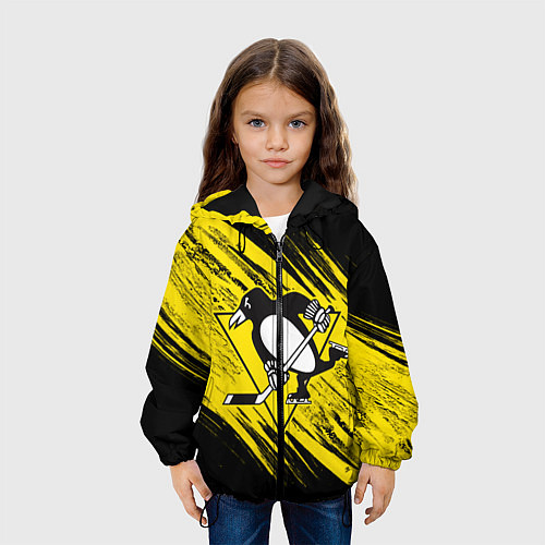 Детская куртка Pittsburgh Penguins Sport / 3D-Черный – фото 3