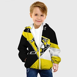 Куртка с капюшоном детская Pittsburgh Penguins Exclusive, цвет: 3D-белый — фото 2