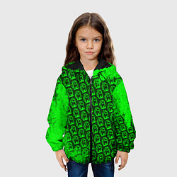 Куртка с капюшоном детская AMONG US АМОНГ АС, цвет: 3D-черный — фото 2