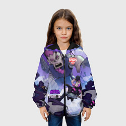 Куртка с капюшоном детская Brawl STARS MORTIS-FRANK, цвет: 3D-черный — фото 2