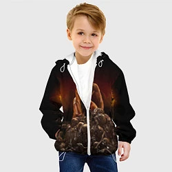 Куртка с капюшоном детская Джон Джонс, цвет: 3D-белый — фото 2