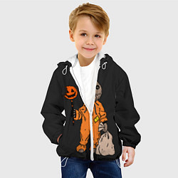 Куртка с капюшоном детская Halloween, цвет: 3D-белый — фото 2