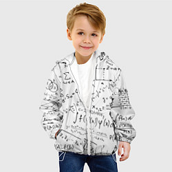 Куртка с капюшоном детская Мама,я математик!, цвет: 3D-белый — фото 2