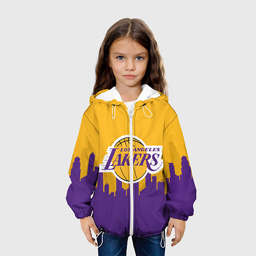 Детская куртка LOS ANGELES LAKERS / 3D-Белый – фото 3