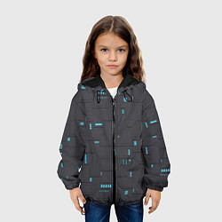 Куртка с капюшоном детская Супер броня Тёмная, цвет: 3D-черный — фото 2