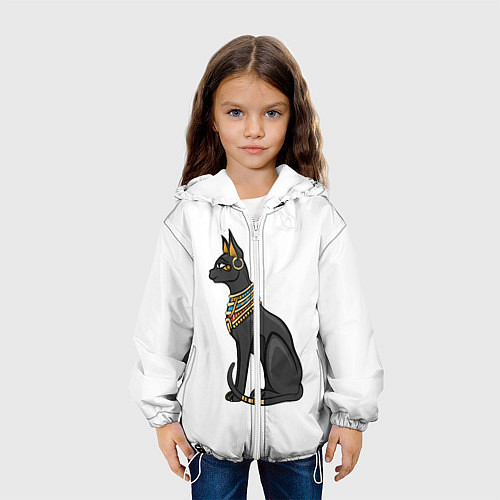 Детская куртка Кот / 3D-Белый – фото 3