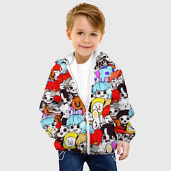 Куртка с капюшоном детская BTS BT21, цвет: 3D-белый — фото 2