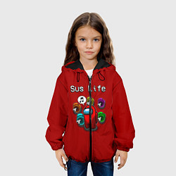 Куртка с капюшоном детская Sus Life, цвет: 3D-черный — фото 2