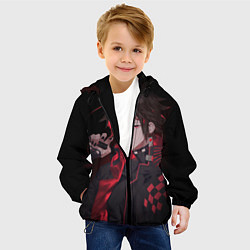 Куртка с капюшоном детская КЛИНОК ТАНДЖИРО, цвет: 3D-черный — фото 2