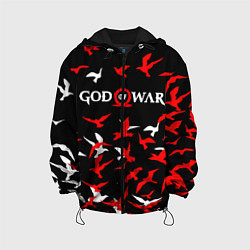 Куртка с капюшоном детская GOD OF WAR, цвет: 3D-черный