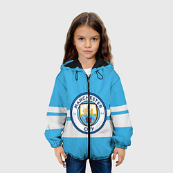 Куртка с капюшоном детская MANCHESTER CITY, цвет: 3D-черный — фото 2