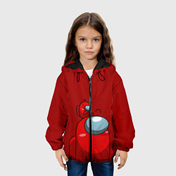 Куртка с капюшоном детская МИМИ АМОНГ АС, цвет: 3D-черный — фото 2