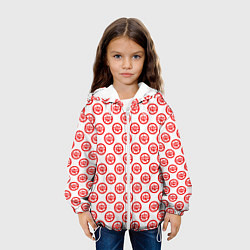 Куртка с капюшоном детская Stop Coronavirus, цвет: 3D-белый — фото 2