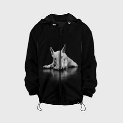 Куртка с капюшоном детская Puppy, цвет: 3D-черный