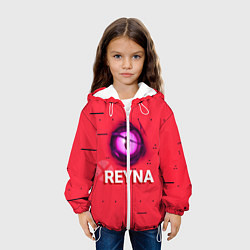 Куртка с капюшоном детская Reyna, цвет: 3D-белый — фото 2