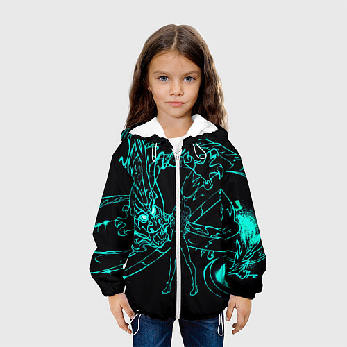 Детская куртка Neon Dragon / 3D-Белый – фото 3