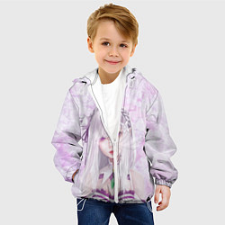 Куртка с капюшоном детская Эмилия, цвет: 3D-белый — фото 2