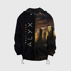Куртка с капюшоном детская Half-Life Alyx, цвет: 3D-черный