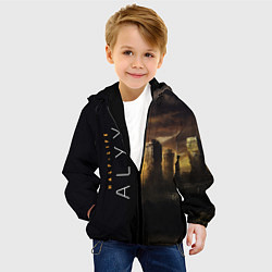 Куртка с капюшоном детская Half-Life Alyx, цвет: 3D-черный — фото 2