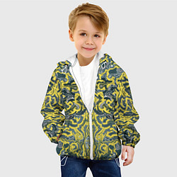 Куртка с капюшоном детская УЗОР , ФУТУРИЗМ,, цвет: 3D-белый — фото 2