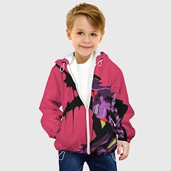 Куртка с капюшоном детская Евангилион, цвет: 3D-белый — фото 2