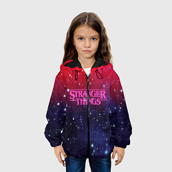 Куртка с капюшоном детская Stranger Things, цвет: 3D-черный — фото 2