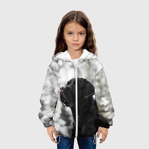 Детская куртка Лабрадор Марк / 3D-Белый – фото 3