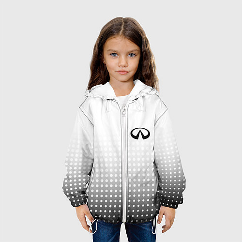 Детская куртка Infiniti / 3D-Белый – фото 3