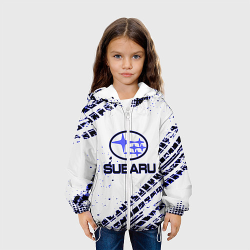 Детская куртка SUBARU / 3D-Белый – фото 3