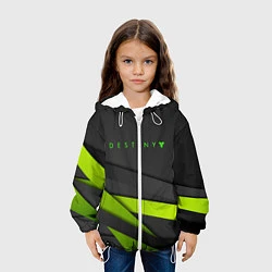 Куртка с капюшоном детская DESTINY ДЕСТИНИ, цвет: 3D-белый — фото 2