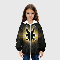 Куртка с капюшоном детская Дракон Либерли, цвет: 3D-белый — фото 2
