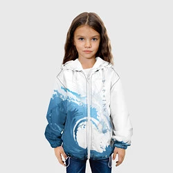 Куртка с капюшоном детская WAVE ВОЛНЫ, цвет: 3D-белый — фото 2