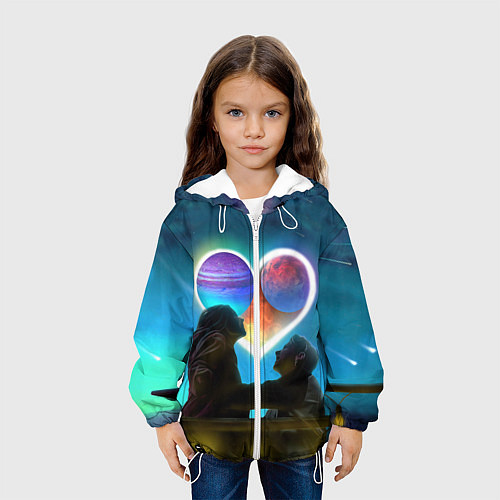 Детская куртка Ваня Дмитриенко Венера-Юпитер / 3D-Белый – фото 3