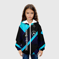 Куртка с капюшоном детская Mercedes Benz, цвет: 3D-белый — фото 2