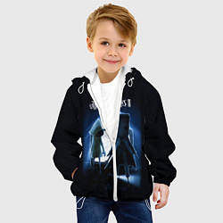 Куртка с капюшоном детская Моно и Шестая, цвет: 3D-белый — фото 2