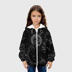 Куртка с капюшоном детская Кобра, цвет: 3D-белый — фото 2