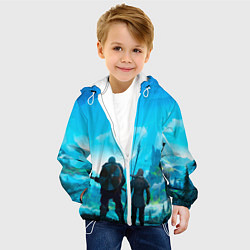 Куртка с капюшоном детская Вальгала, цвет: 3D-белый — фото 2