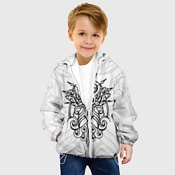 Куртка с капюшоном детская HOLLOW KNIGHT ХОЛЛОУ НАЙТ, цвет: 3D-белый — фото 2