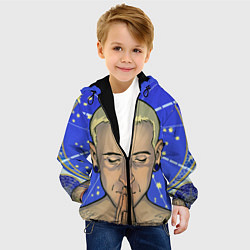 Куртка с капюшоном детская Chester Bennington, цвет: 3D-черный — фото 2