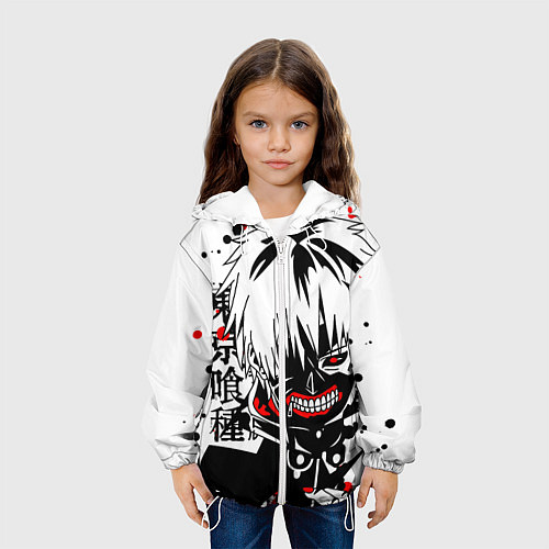 Детская куртка ТОКИЙСКИЙ ГУЛЬ / 3D-Белый – фото 3