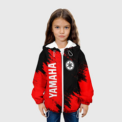 Куртка с капюшоном детская YAMAHA ЯМАХА, цвет: 3D-белый — фото 2