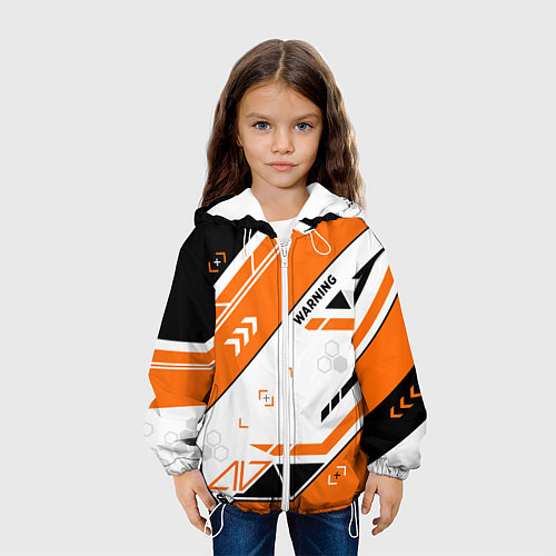 Детская куртка ТРУБОПРОВОД СТИМПАНК / 3D-Белый – фото 3