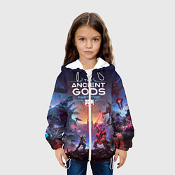Куртка с капюшоном детская DOOM Eternal: The Ancient Gods, цвет: 3D-белый — фото 2