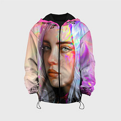 Куртка с капюшоном детская Billie Eilish, цвет: 3D-черный