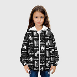 Куртка с капюшоном детская АТАКА ТИТАНОВ ОРГАНИЗАЦИИ УЗОР, цвет: 3D-белый — фото 2