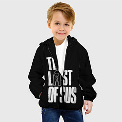 Куртка с капюшоном детская Among Us The Last Of Us, цвет: 3D-черный — фото 2