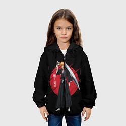 Куртка с капюшоном детская BLEACH - Ichigo Kurosaki, цвет: 3D-черный — фото 2