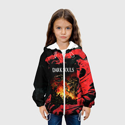 Куртка с капюшоном детская DARKSOULS DRAGON AGE, цвет: 3D-белый — фото 2