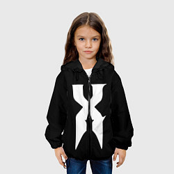 Куртка с капюшоном детская X DMX, цвет: 3D-черный — фото 2